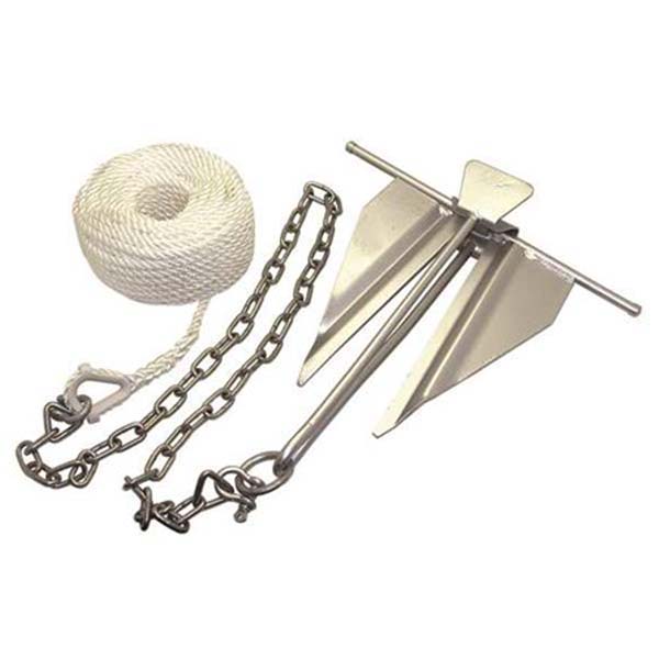 Factory-Supplied Anchor, Rope and Chain Kit