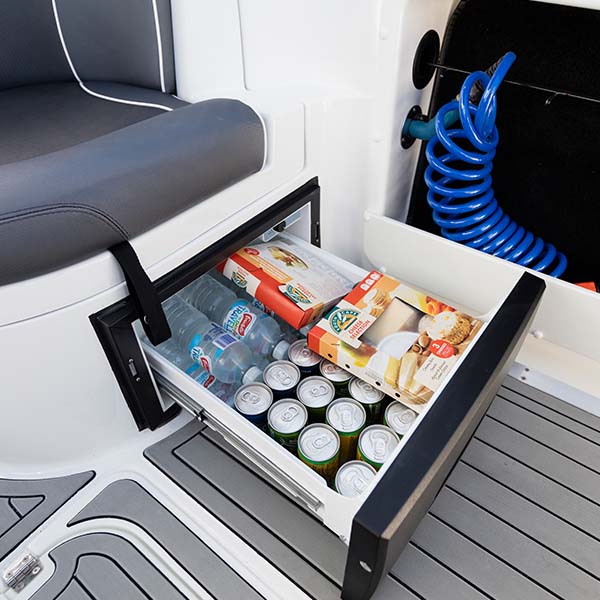 slide out fridge option under seat