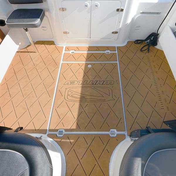 self-draining rear deck area