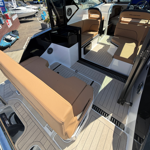 front sunbed with folding rear backrest